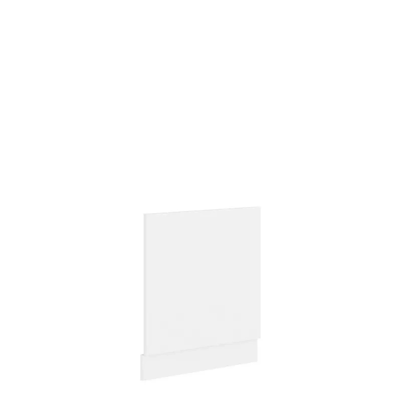 Front do zmywarki z widocznym panelem sterującym 60 cm biały mat SNOW