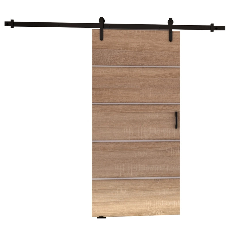 Naścienne drzwi przesuwne do garderoby 90 cm SEFAL sonoma