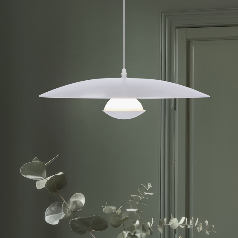 Lampa wisząca biała LED 48cm Lund Ledea