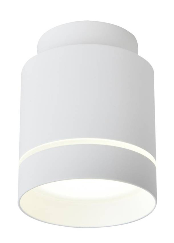 Lampa sufitowa LED Tuba biała oprawa 12W