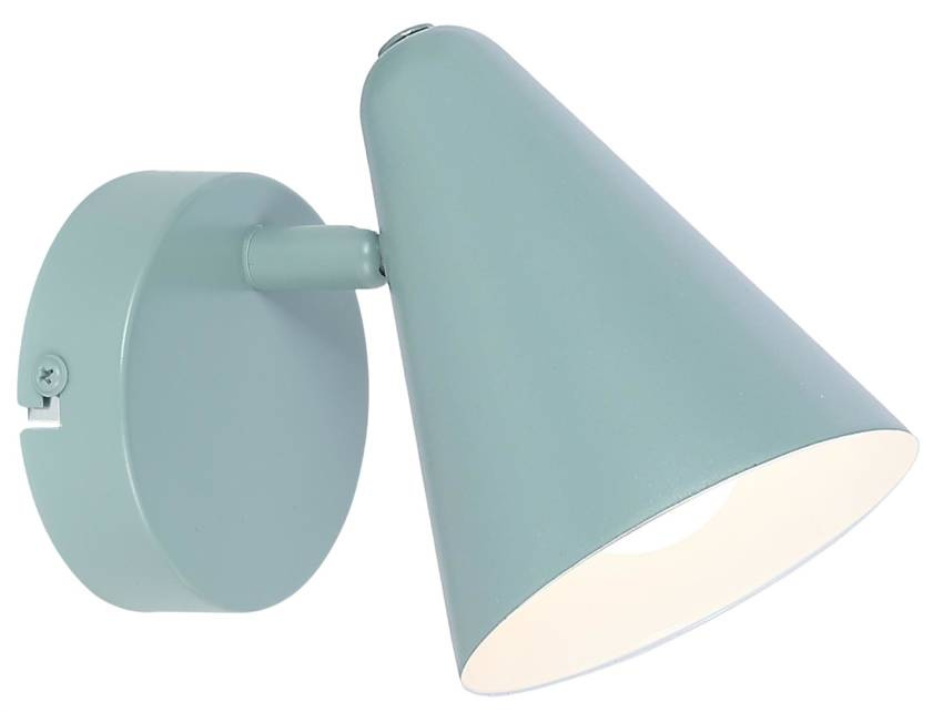 Lampa ścienna kinkiet szary mat 1X40W E14 AMOR