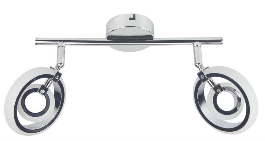 LAMPA ŚCIENNA CELT LISTWA LED CHROM 3000K