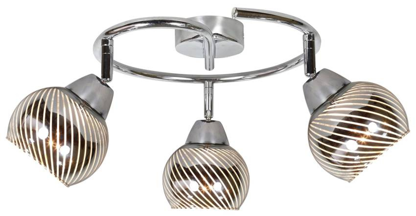 Lampa sufitowa spirala 3X10W E14 LED chrom FORT