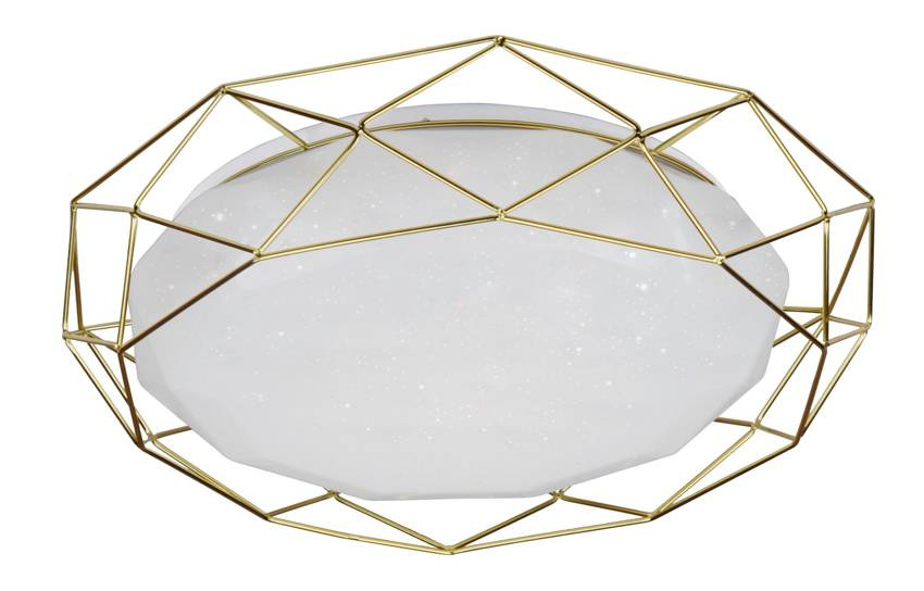 Plafon LED 24W 43 cm 3000K złoty SVEN