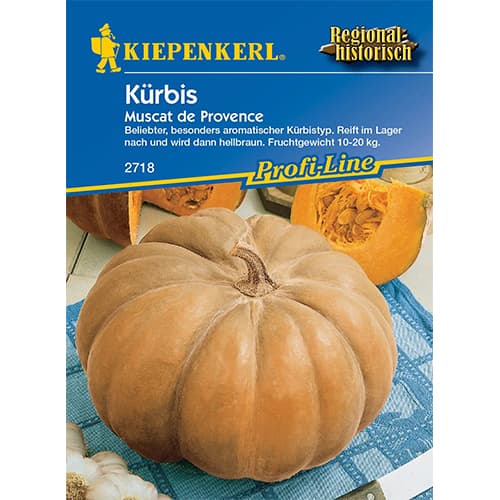 1 szt, Dynia Muscat de Provence Kiepenkerl - Nasiona: Ilość w opakowaniu: 1 opak