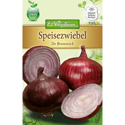 Cebula czerwona De Brunswick - Nasiona. Ilość w opakowaniu: 1 opak - GradinaMax