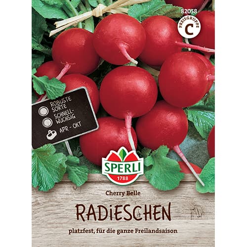 1 szt, Rzodkiewka Cherry Belle - Nasiona: Ilość w opakowaniu: 900 szt.