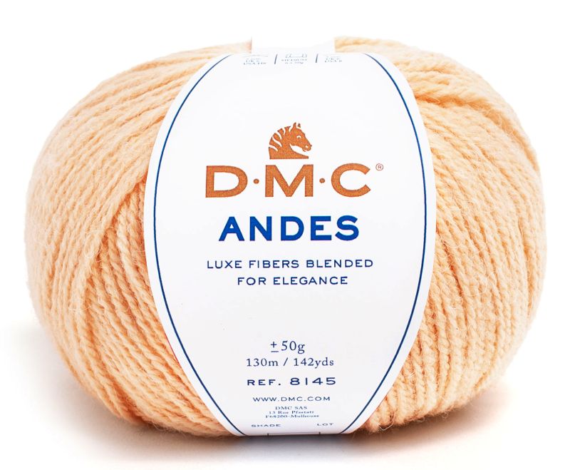 włóczka DMC ANDES kol. 302 cielisty