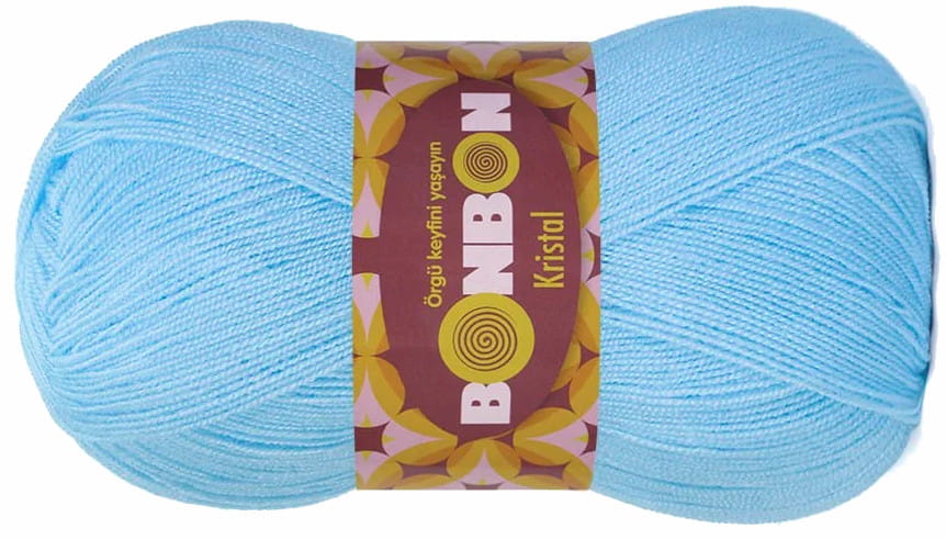 Włóczka BonBon Kristal 100gr kol. 98231 / błękit