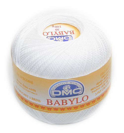 DMC babylo 30 kol. BLANC biały 100gr/ 1000mb