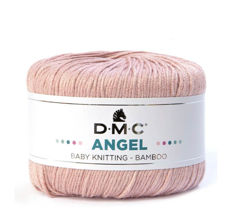 włóczka ANGEL DMC z bambusem 50gr kol. 081 brudny róż