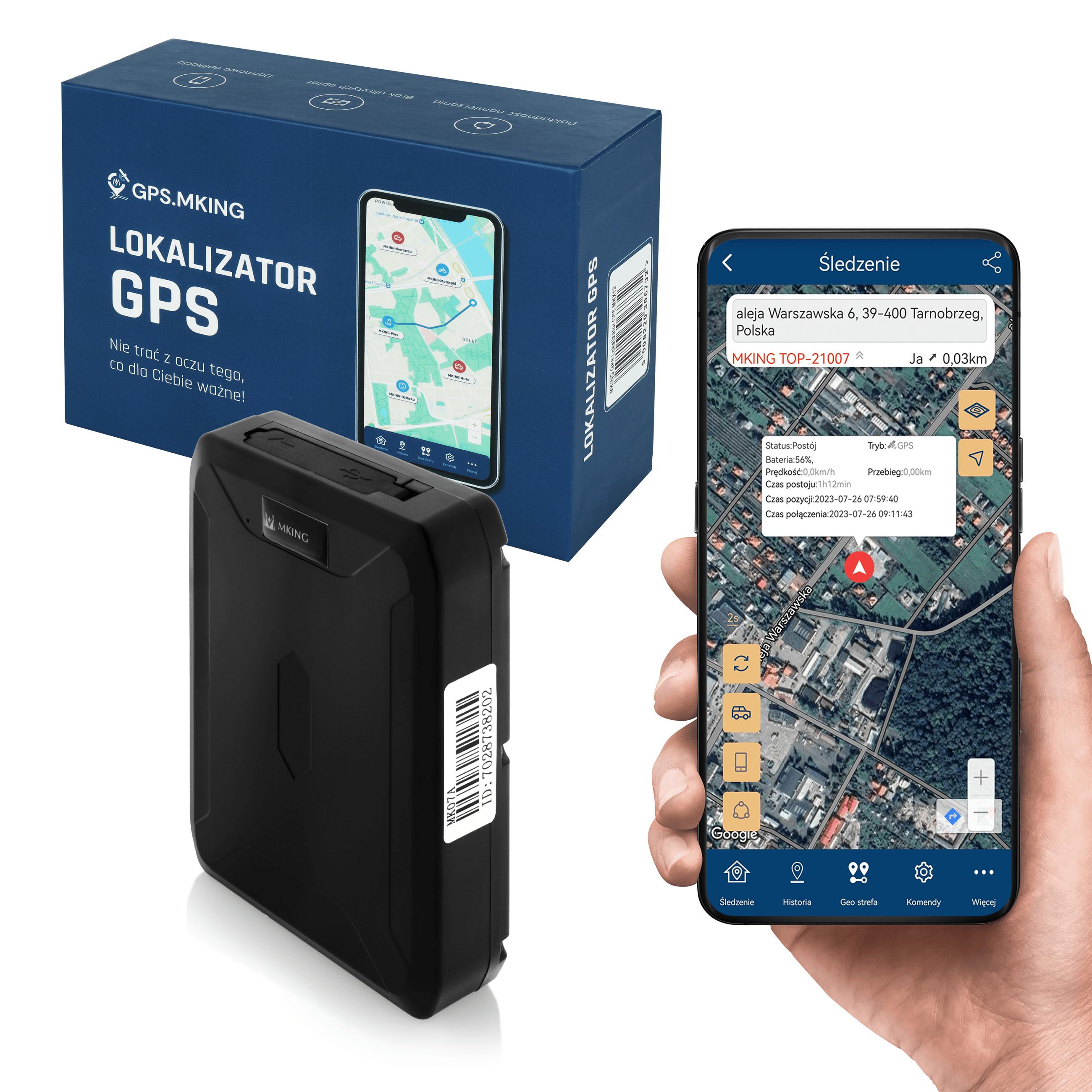 Lokalizator GPS 120 dni MAGNES ŚLEDZENIE PODSŁUCH MK07A