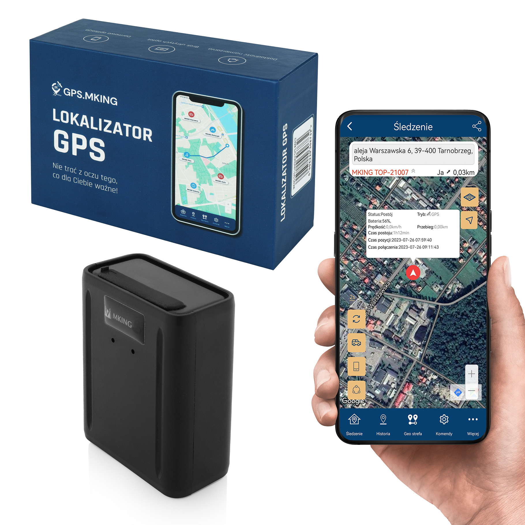 Lokalizator GPS 60 dni MAGNES ŚLEDZENIE PODSŁUCH MK20C