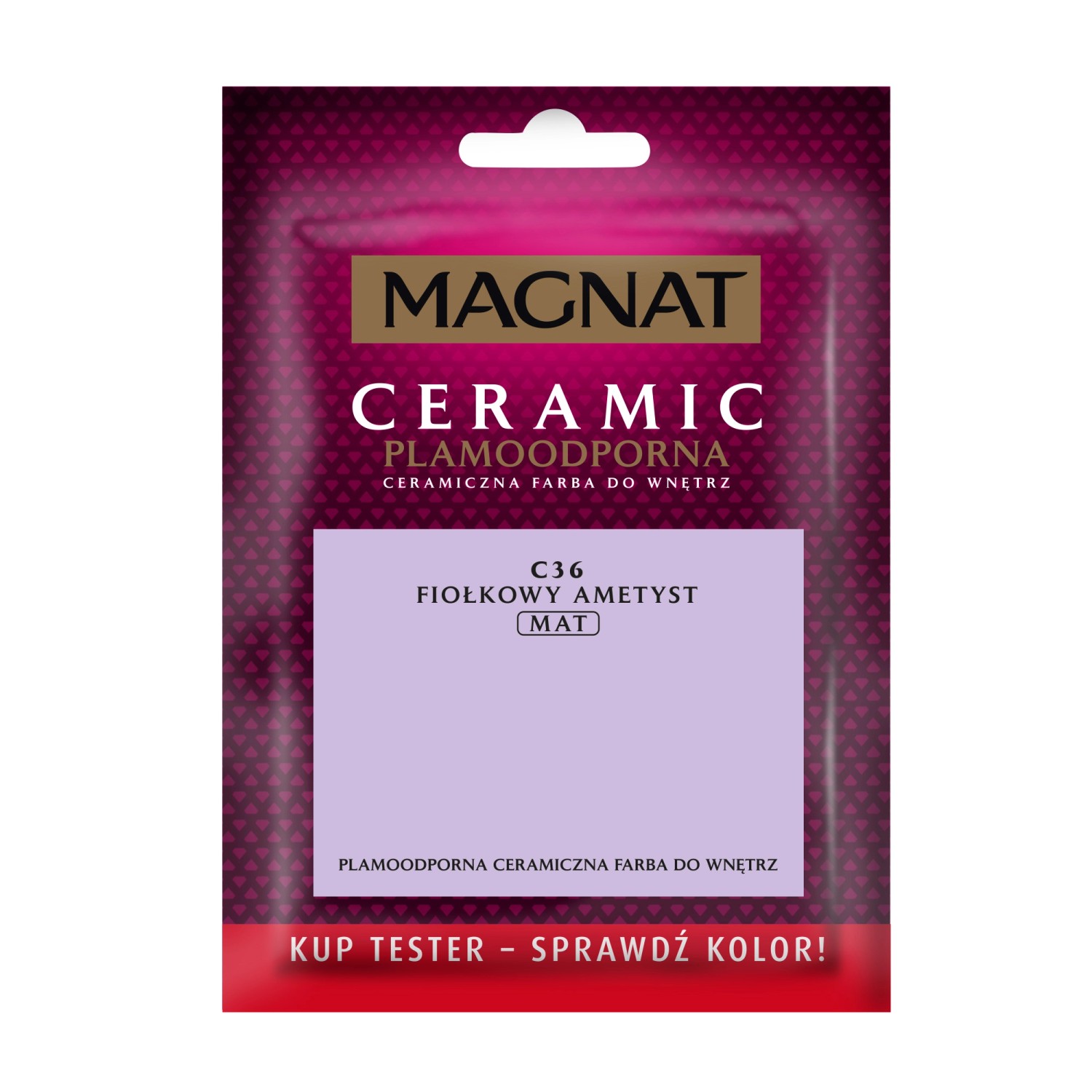 Tester farby Magnat Ceramic fiołkowy ametyst 30 ml