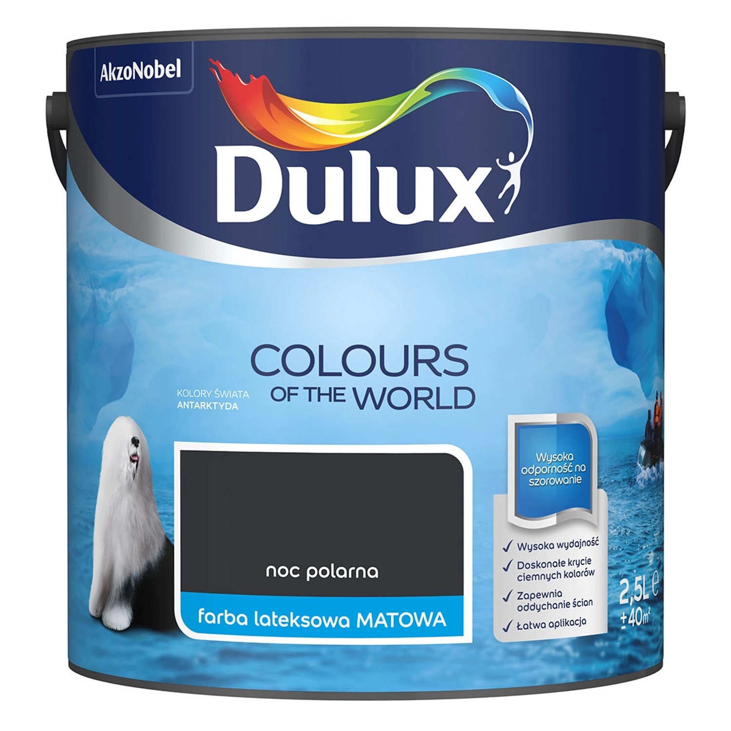 Farba Dulux Kolory Świata noc polarna 2,5 l