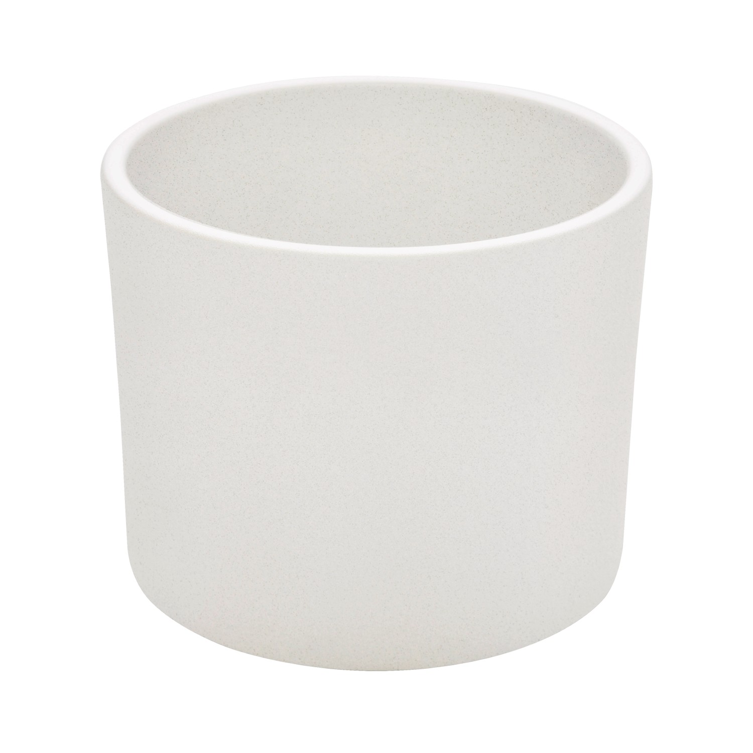 Osłonka walec biała stone - śr. 8 cm