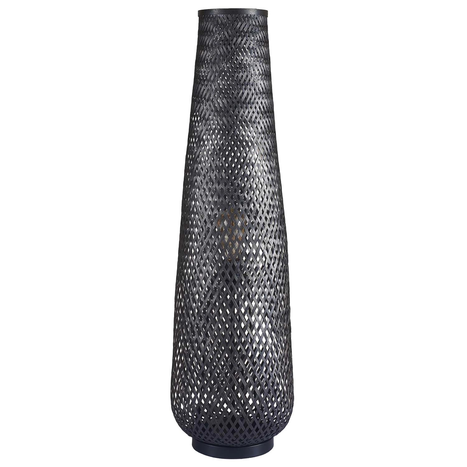 Lampa podłogowa Zanzibar 1xE27 20W czarna