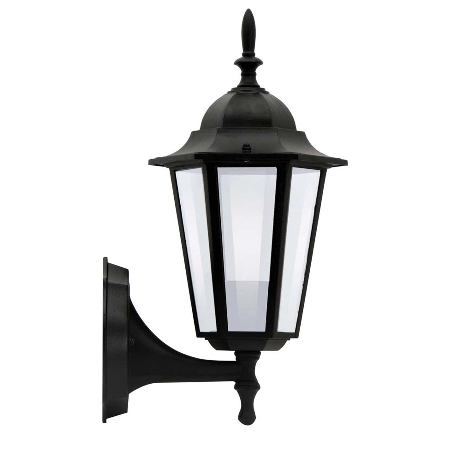 Polux Kinkiet zewnętrzny górny LIGURIA aluminium czarny 1xE27
