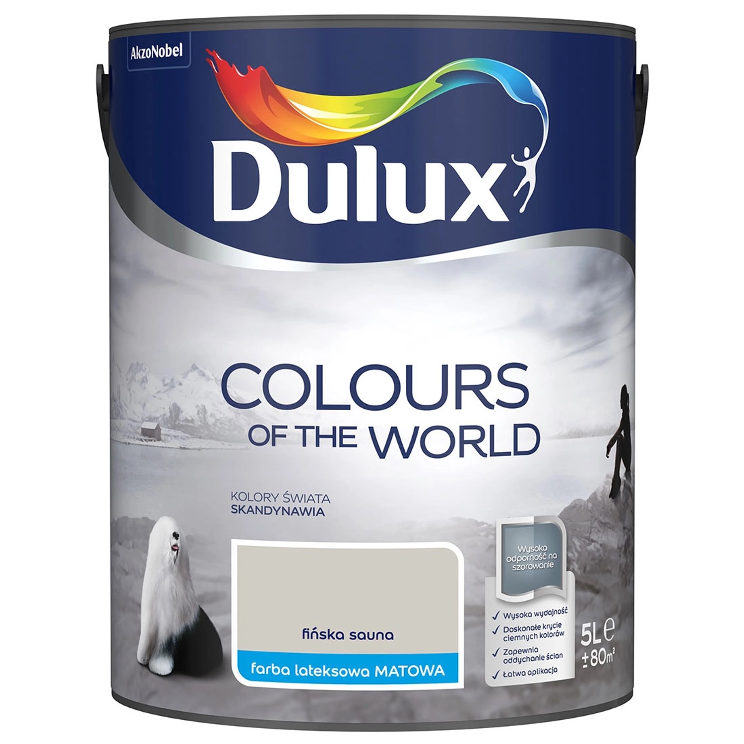 Farba Dulux Kolory Świata fińska sauna 5 l