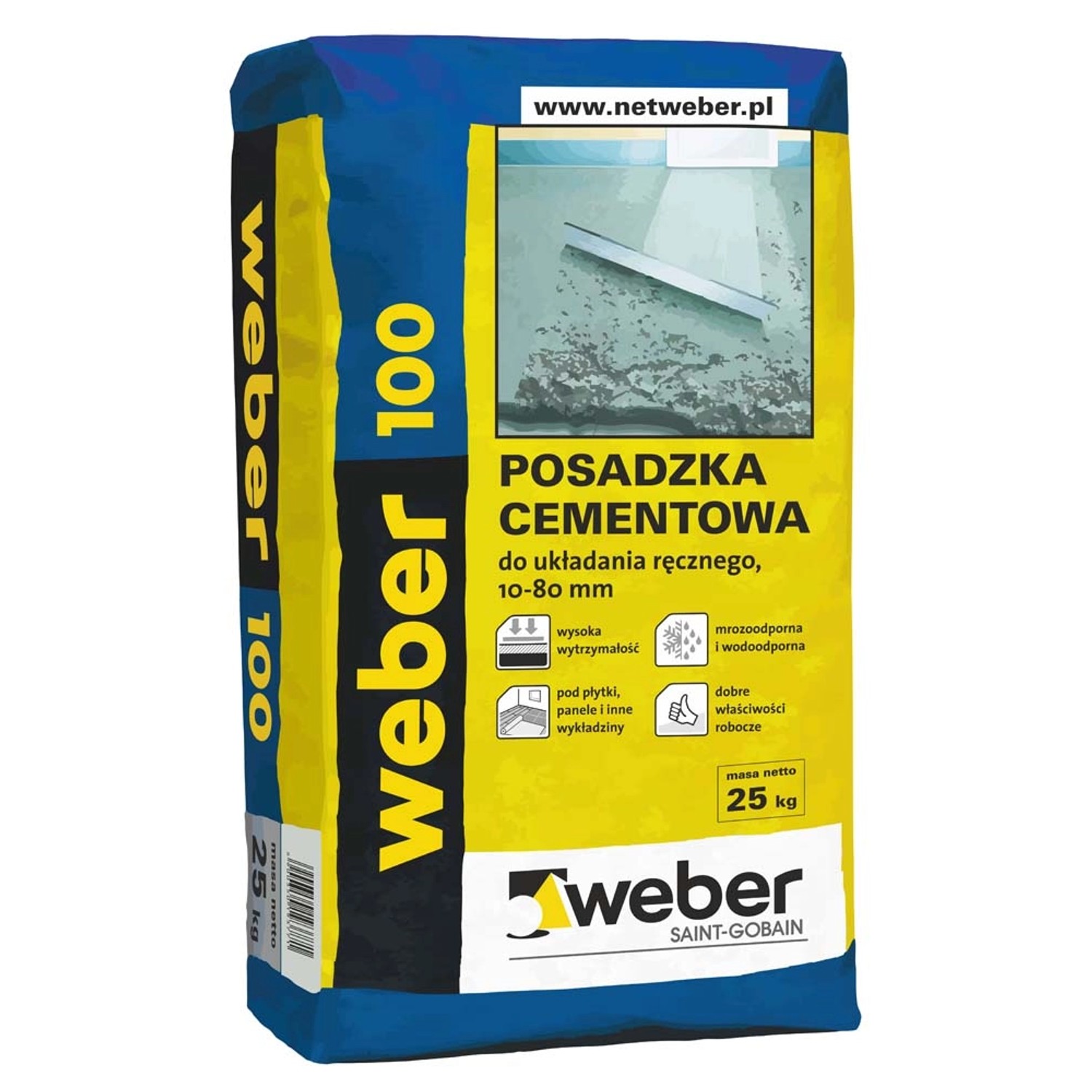 Weber Posadzka cementowa 25 kg