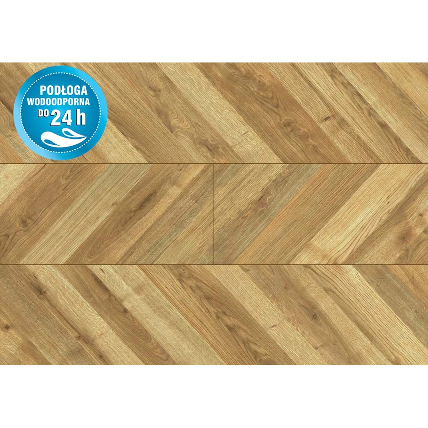 Swiss krono Panel podłogowy Dąb Chevron 8 mm AC 5