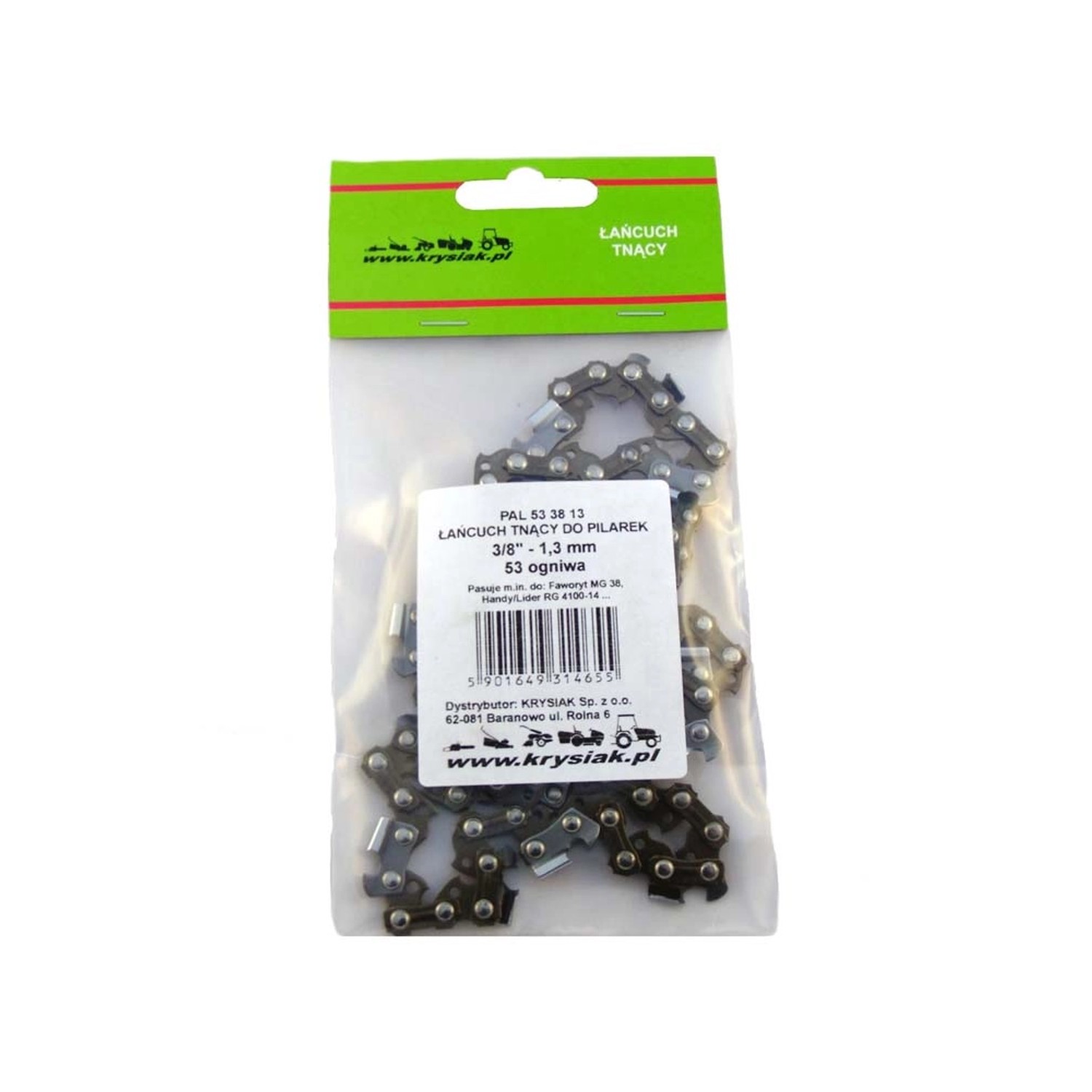 Łańcuch tnący 3/8" 1,3 mm 53 ogniwa Oregon