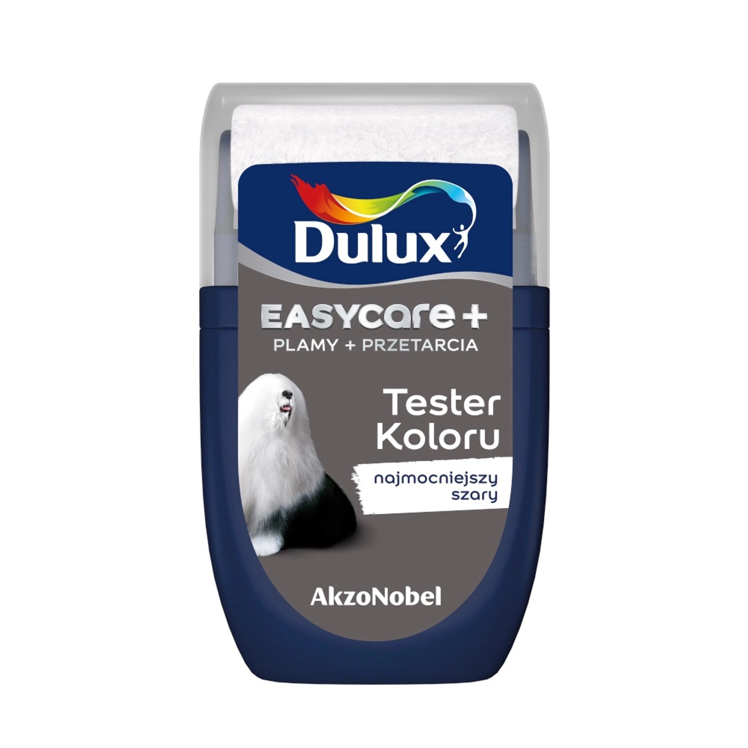Tester farby Dulux EasyCare+ najmocniejszy szary 30 ml