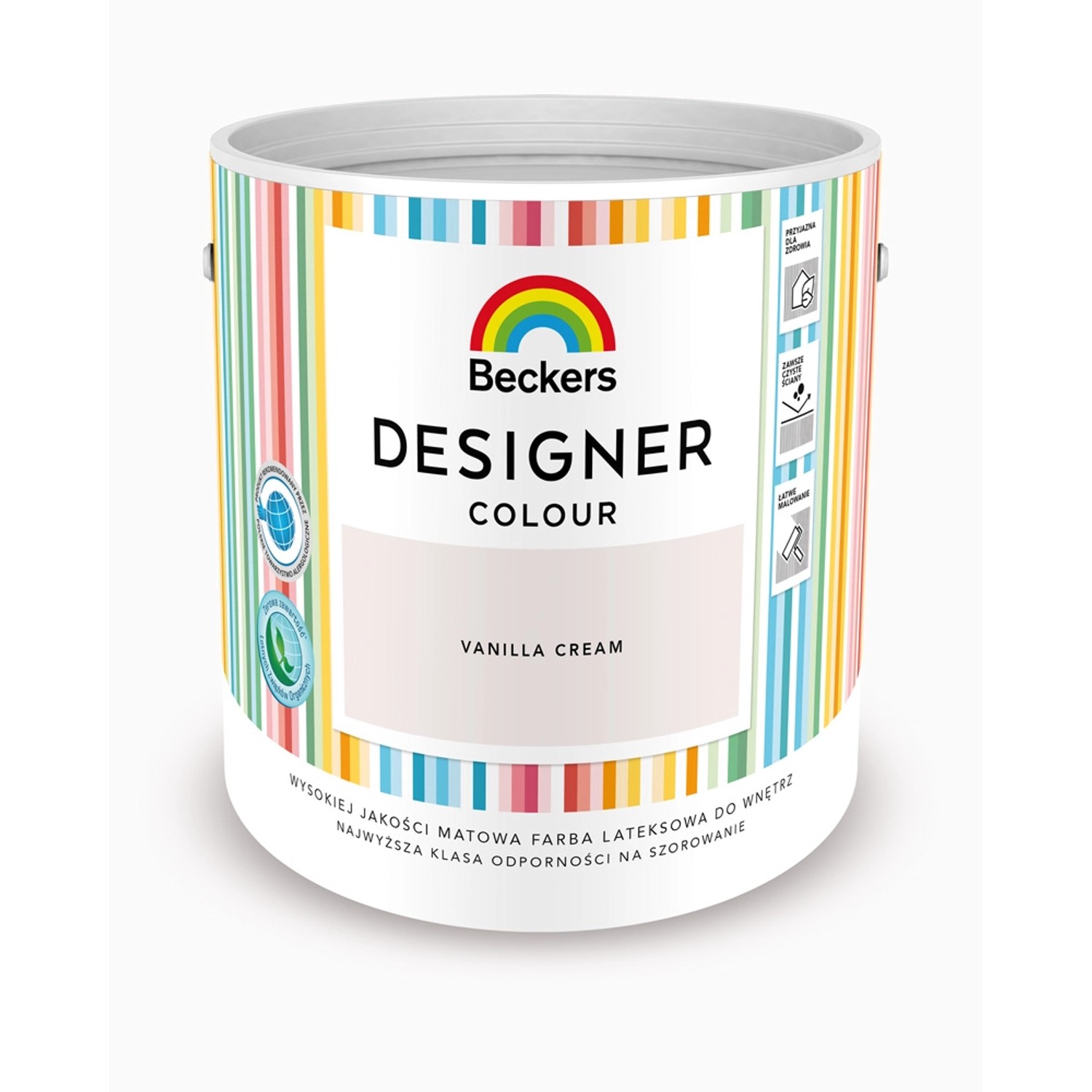 Farba lateksowa Beckers Designer vanilla cream 2,5 l