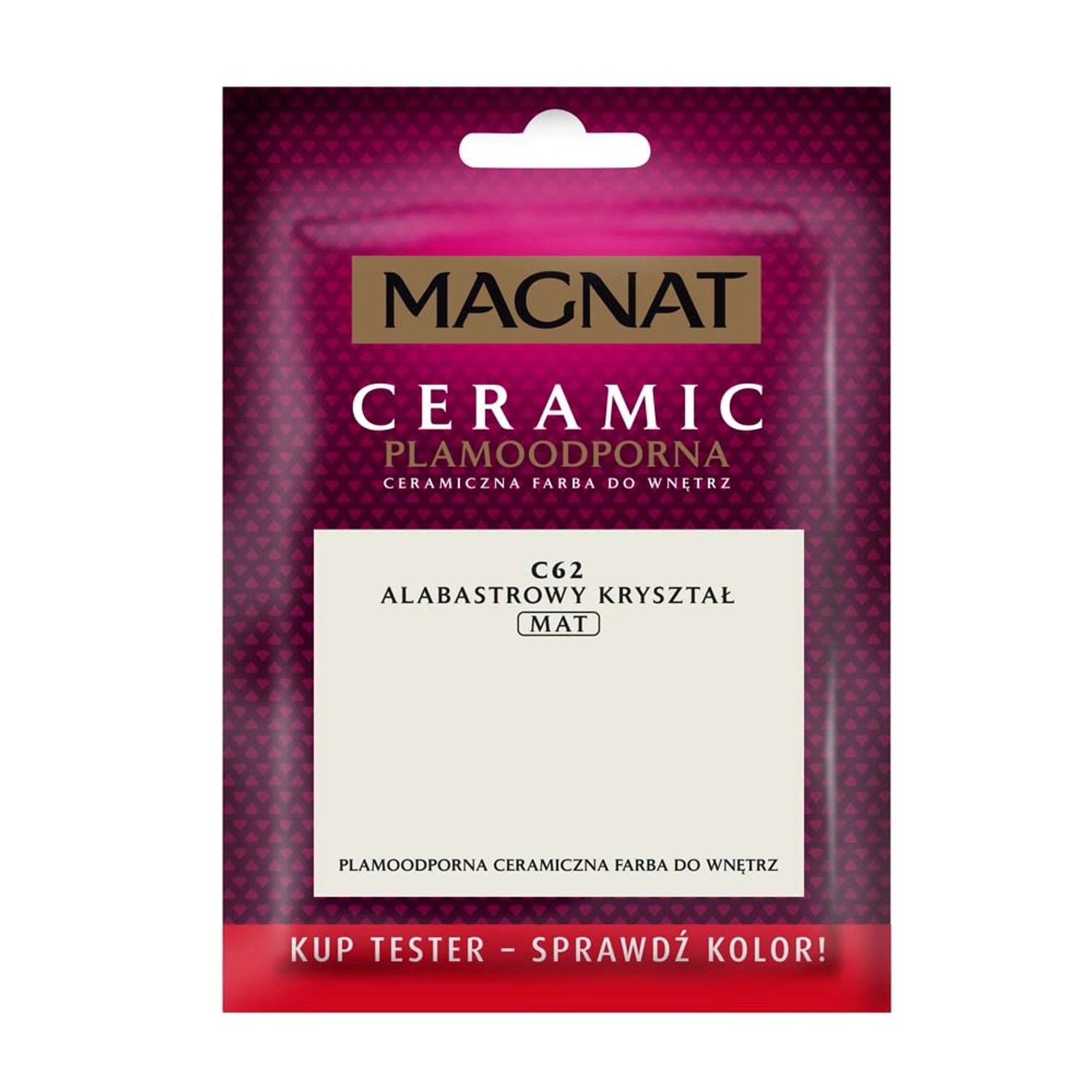 Tester farby Magnat Ceramic alabastrowy kryształ 30 ml