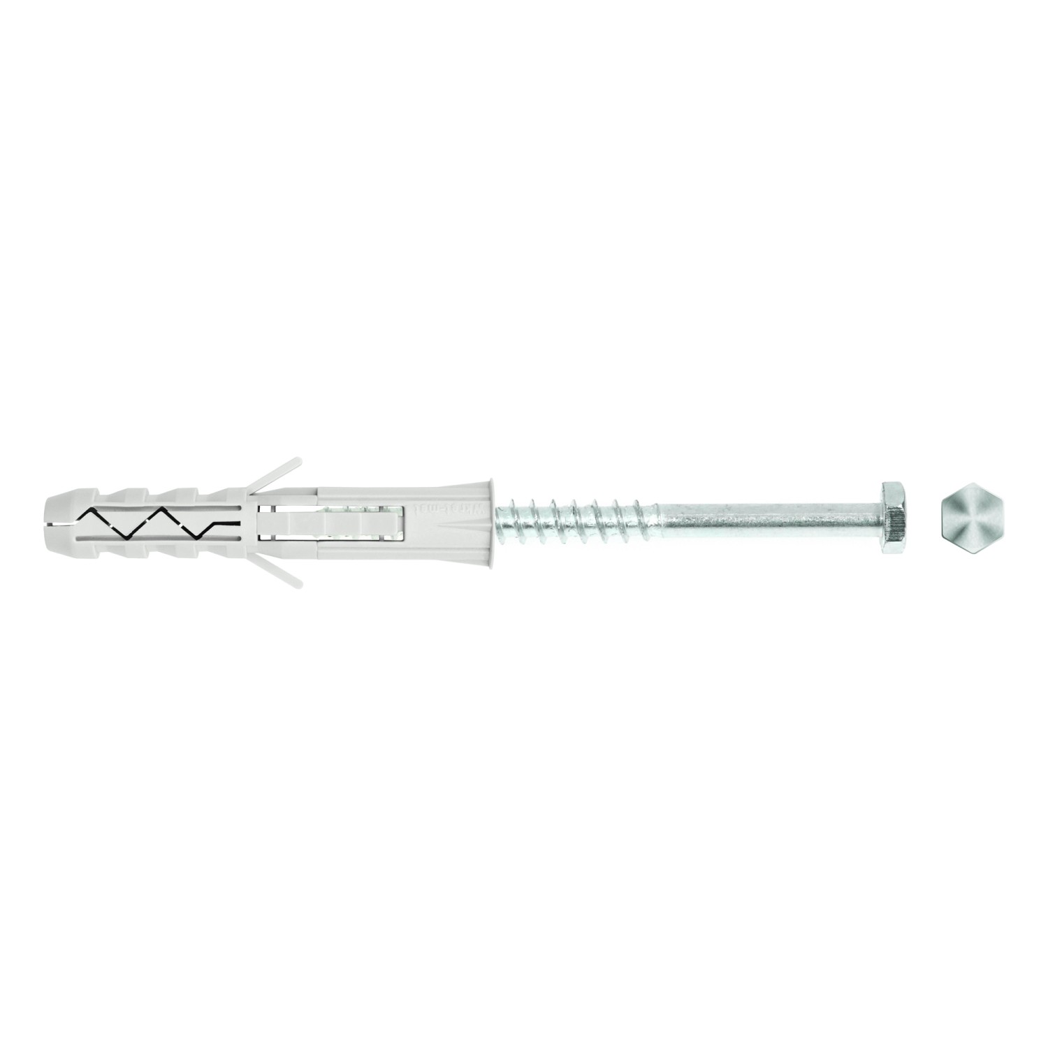 Wkręt-met Kołek rozporowy z łbem 6-kątnym 10 mm x 80 mm