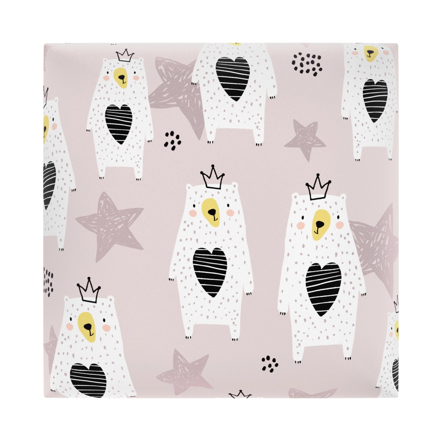 Panel tapicerowany KIDS Teddy Print Multi 30 x 30 cm