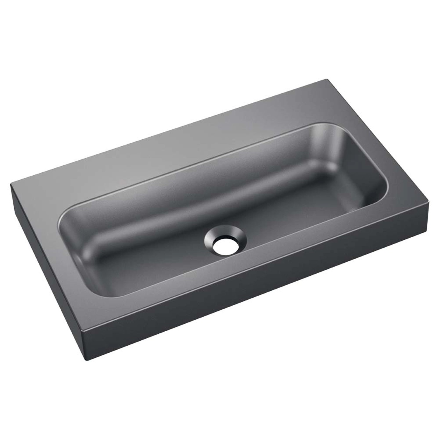 Umywalka MILET 35 Granitowa Moonlight G 35 x 61 x 9 cm