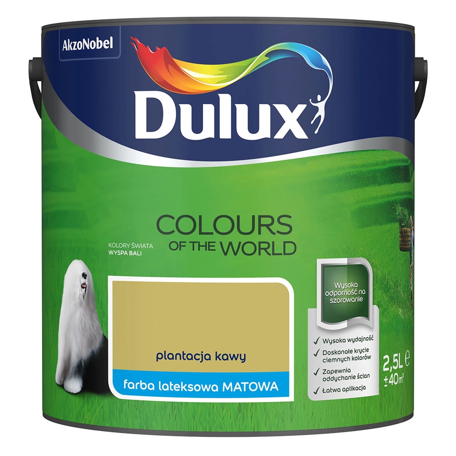 Farba Dulux Kolory Świata plantacja kawy 2,5 l