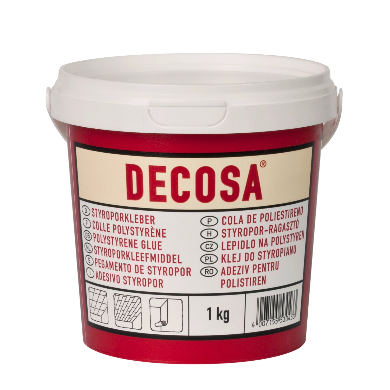 Decosa Klej do styropianu 1 kg