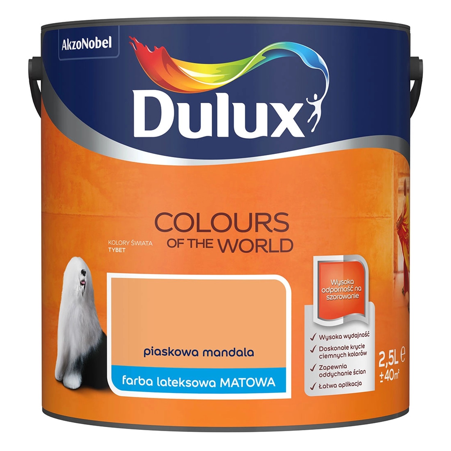 Farba Dulux Kolory Świata piaskowa mandala 2,5 l