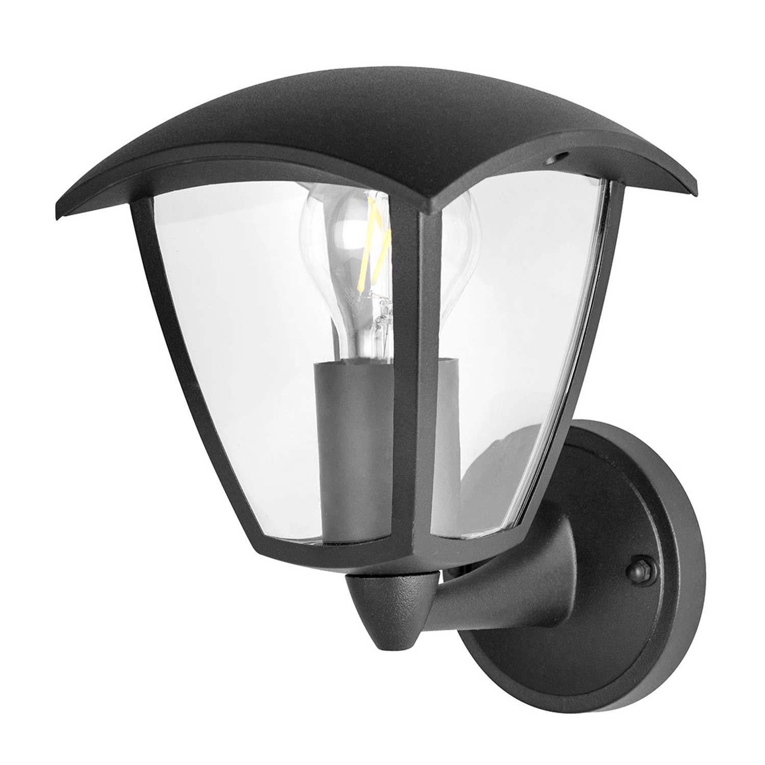 Kinkiet ogrodowy górny IGMA 1xE27 12W czarny