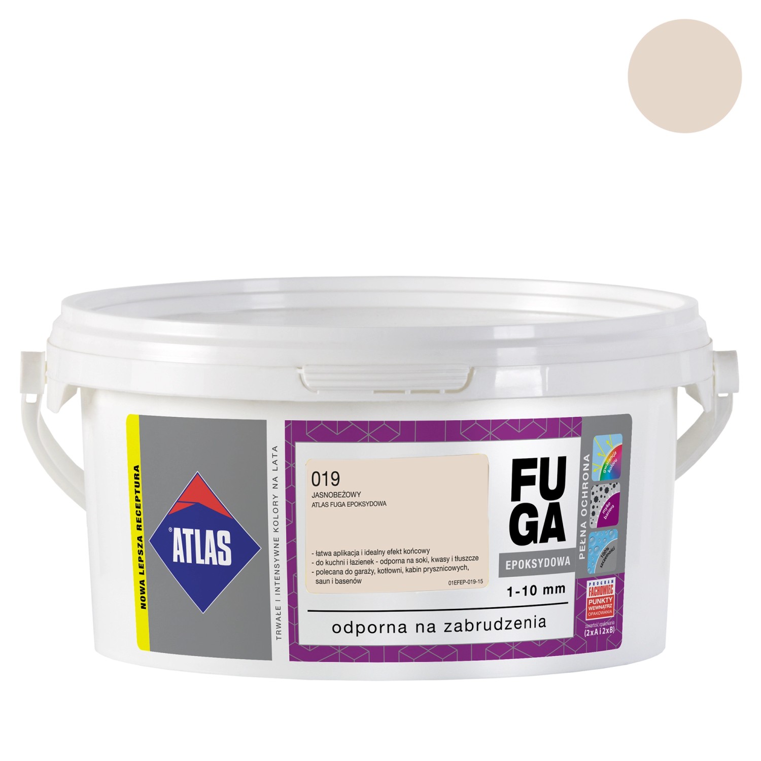 Atlas Fuga epoksydowa 019 jasnobeżowa 2 kg