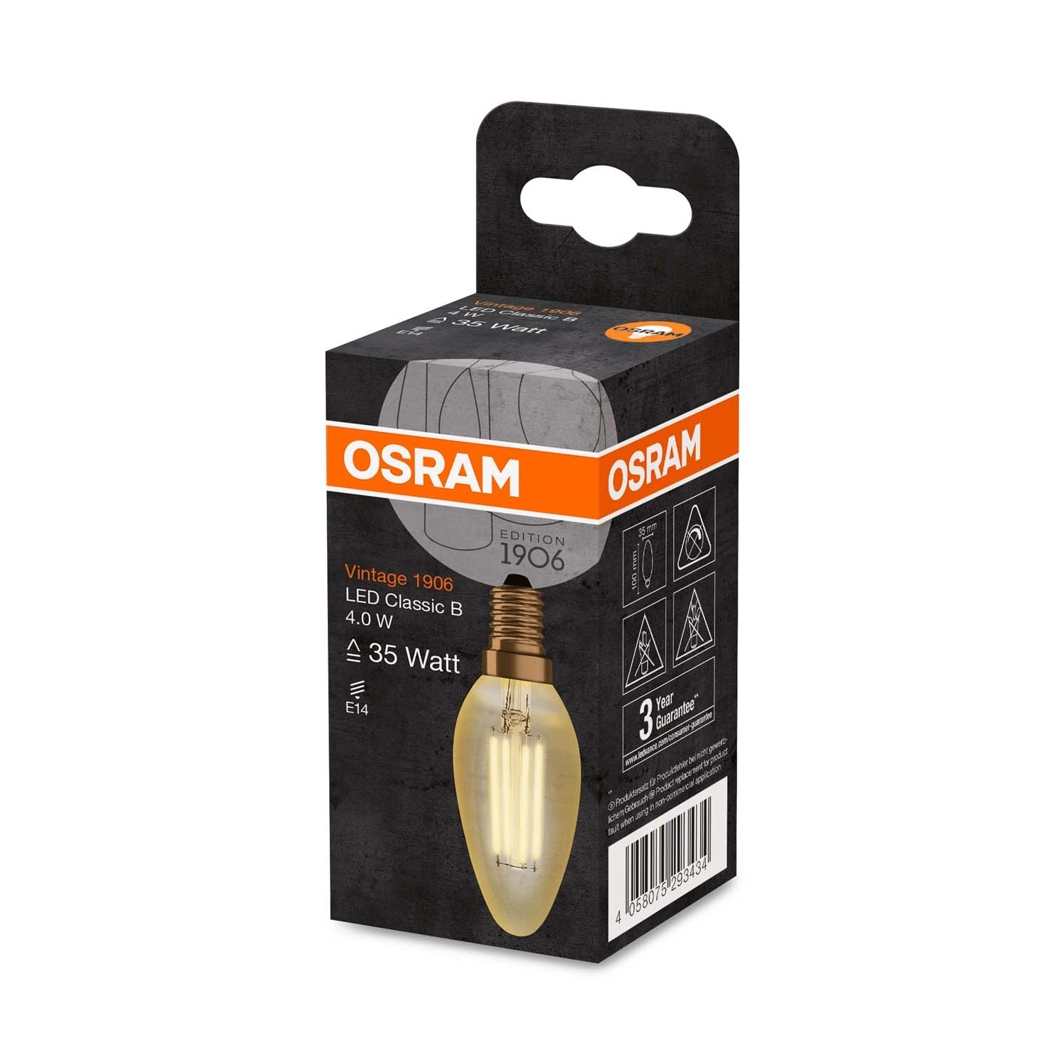 Osram Żarówka LED VINTAGE CLASSIC B filament 4W E14 410 lm 2400K