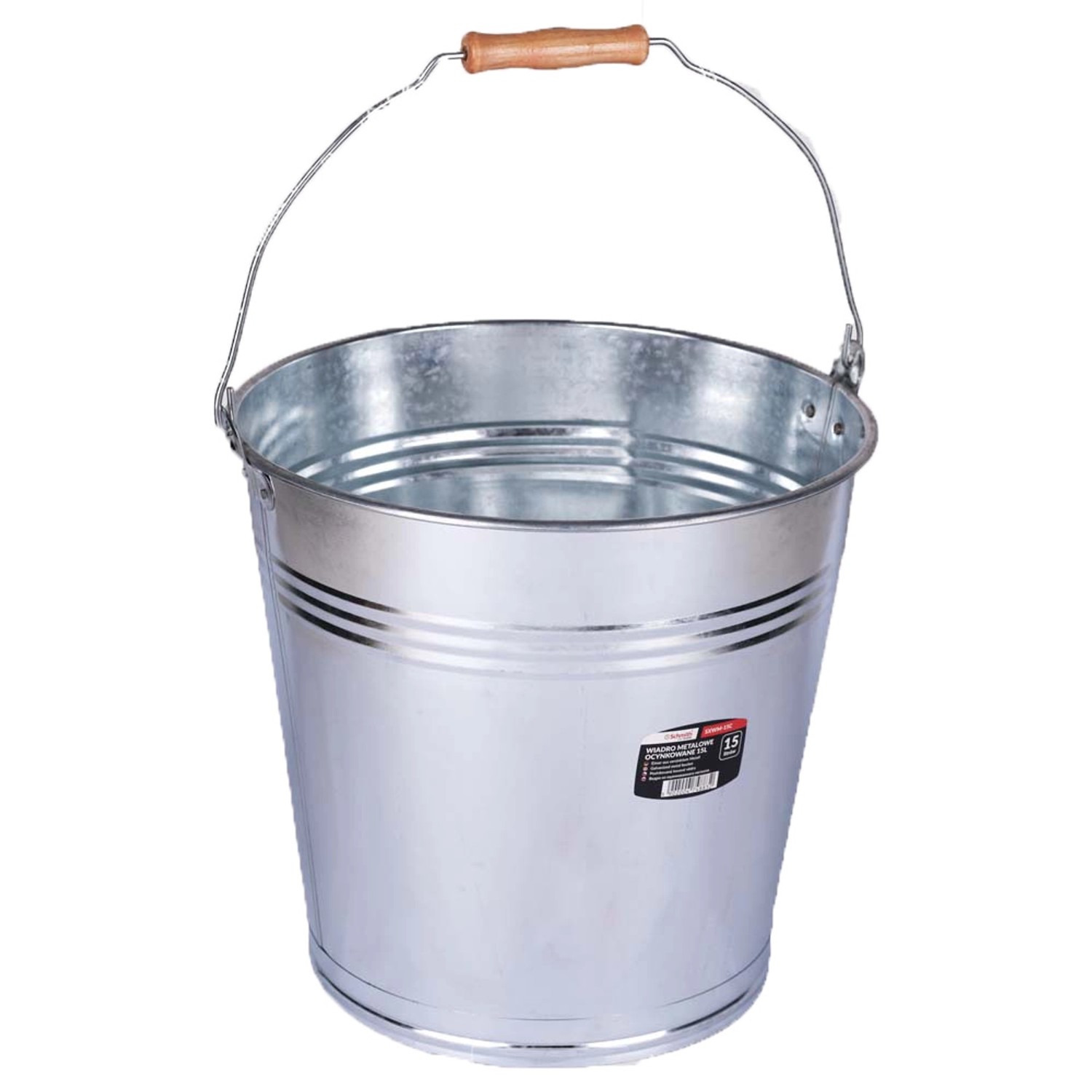 Wiadro metalowe ocynkowane - 15 l