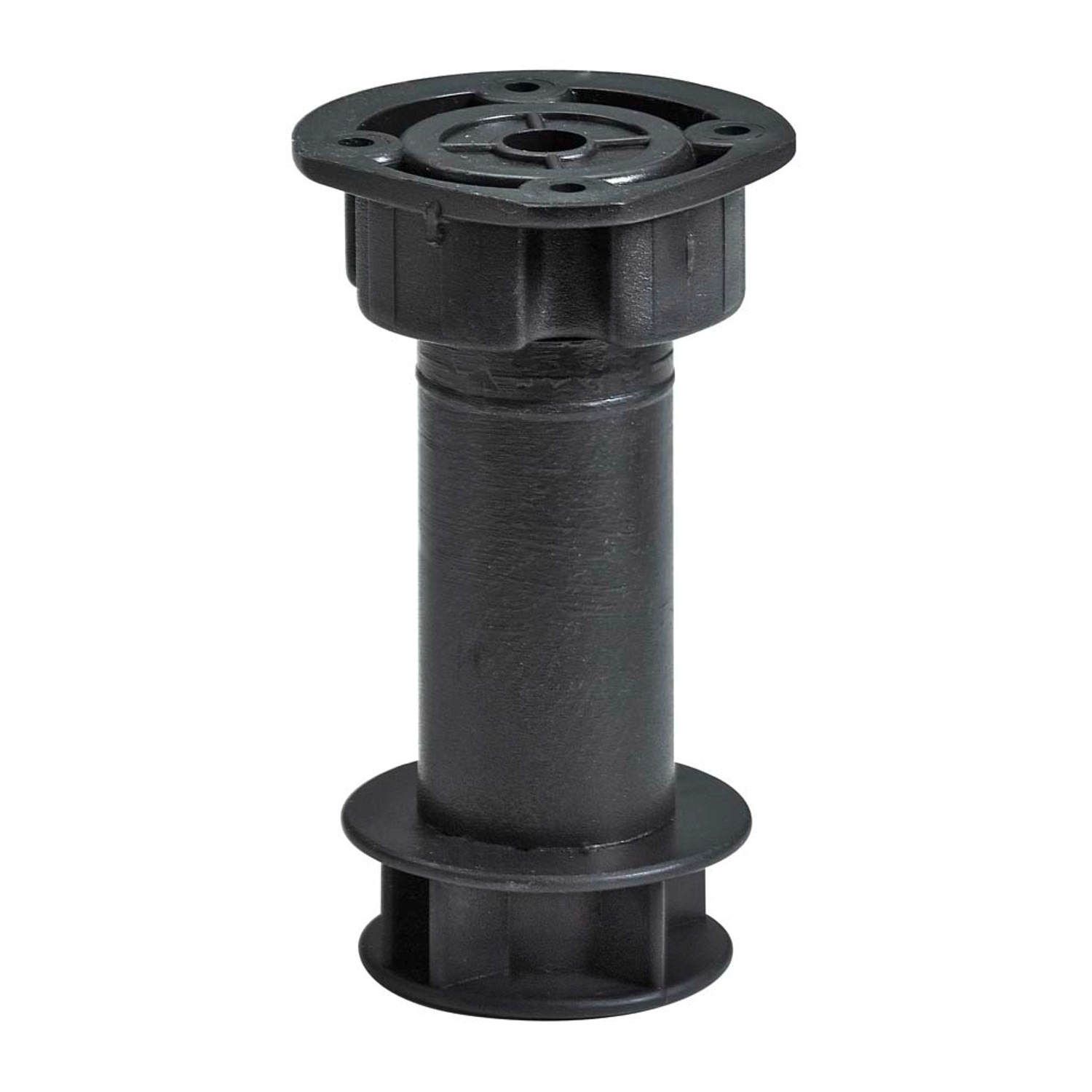 Hettich Noga do mebli czarna 9 cm - 13 cm