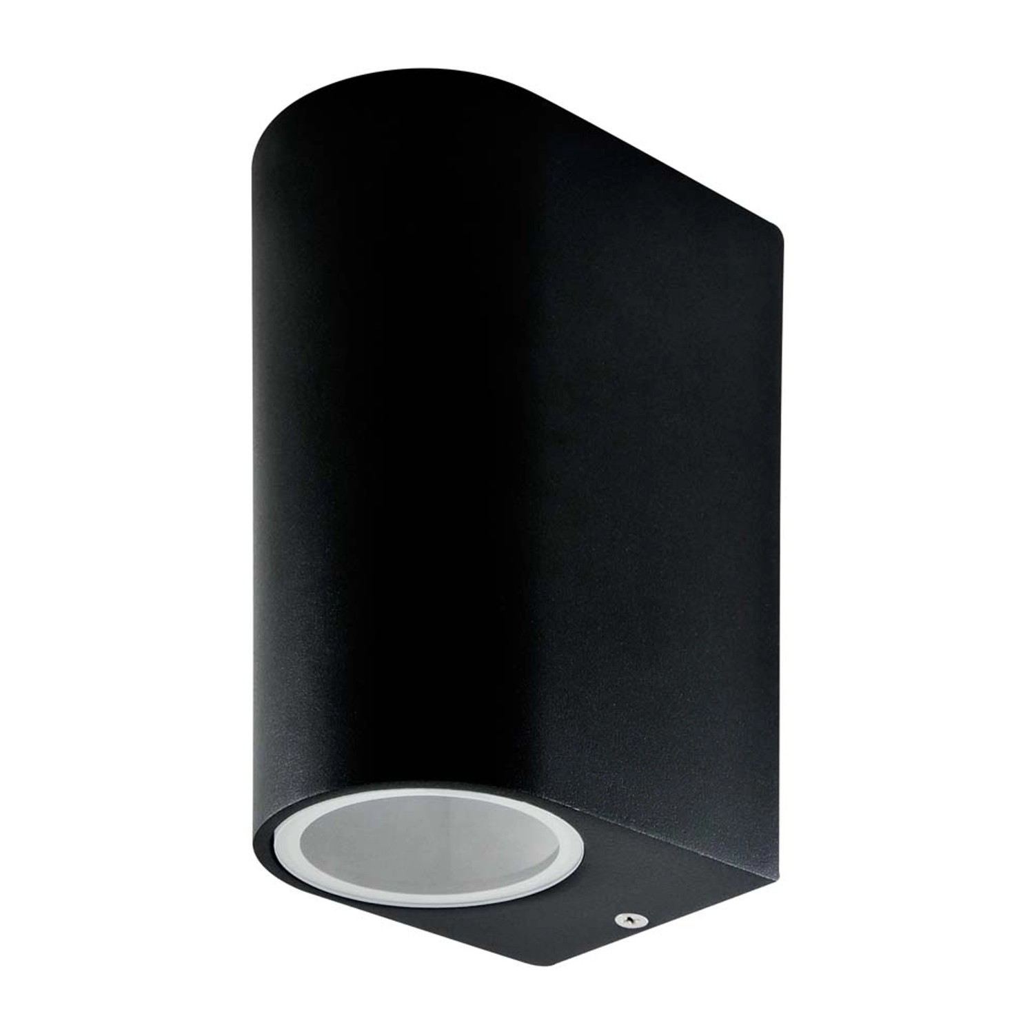 Polux Kinkiet góra/dół BOSTON aluminium okrągły czarny 2x10W GU10