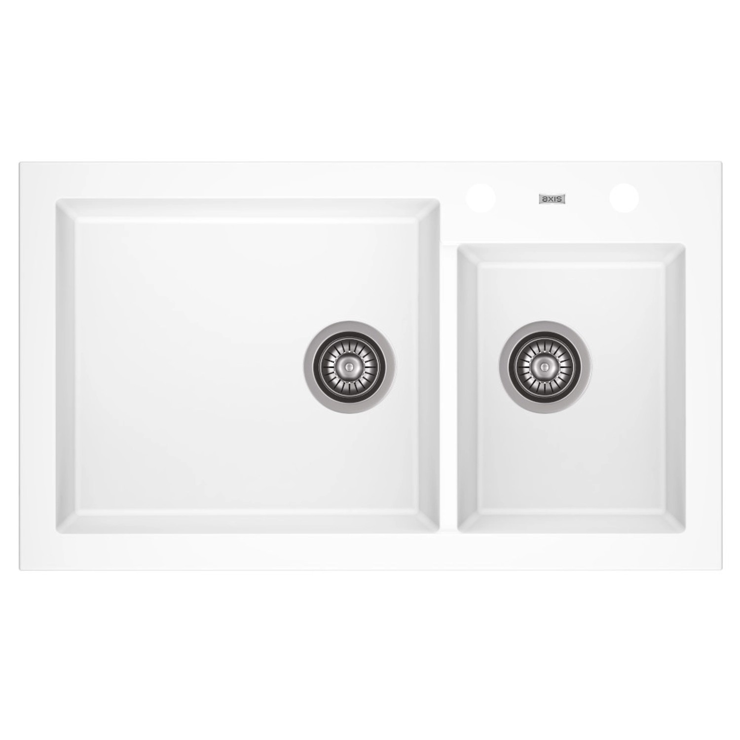 Zlewozmywak A-Point 14 2-kom. pure white 86x50 cm