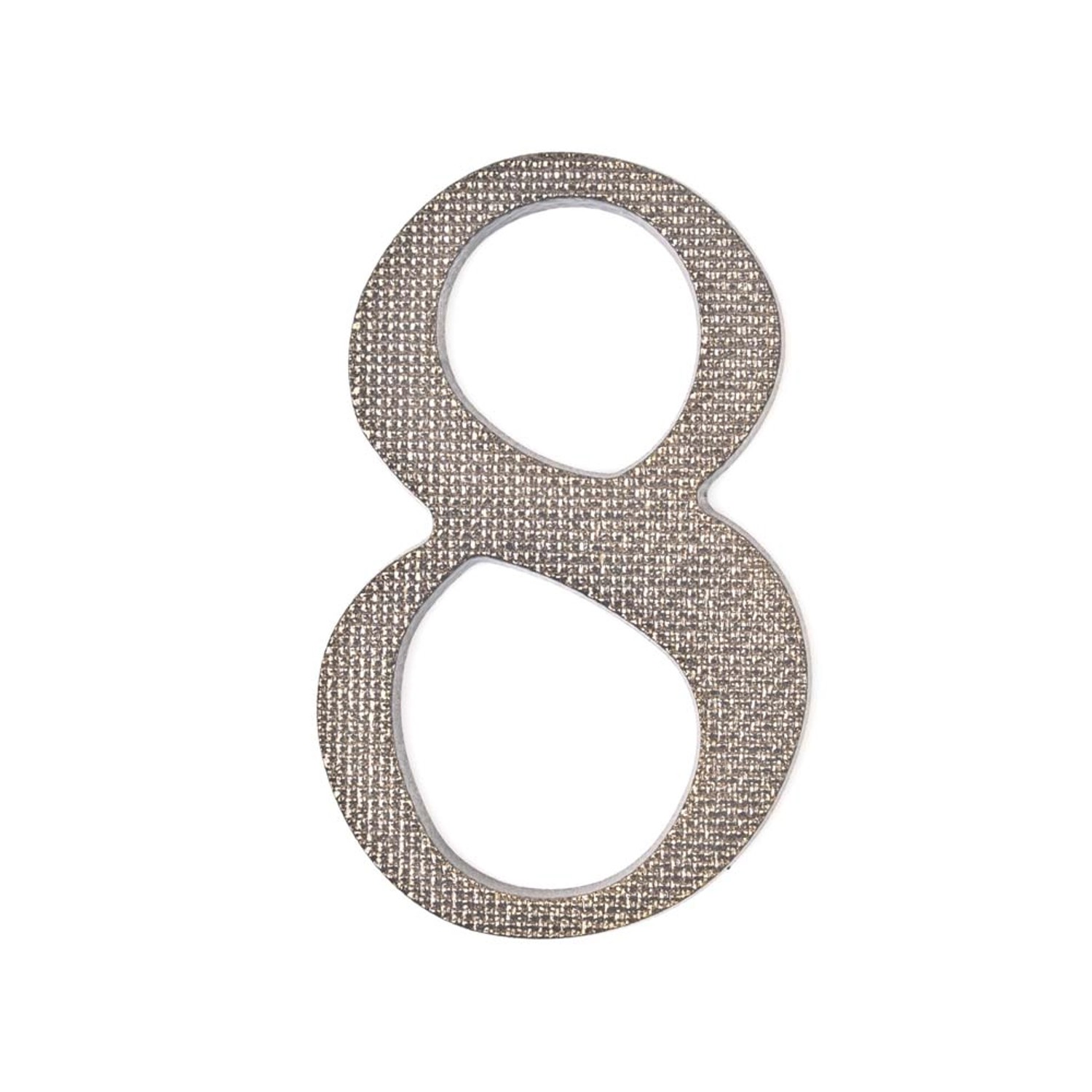 Sartpol Cyfra 8 aluminiowa 20 cm patyna