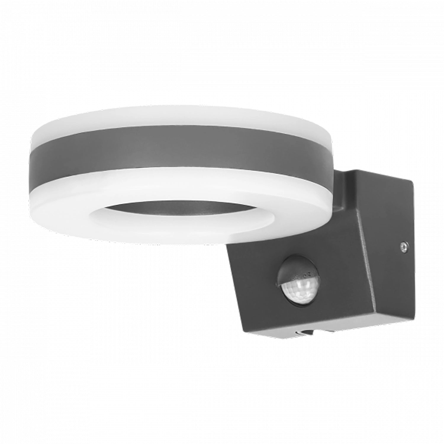 Adviti Oprawa ogrodowa LED Howlit 20W 4000K 1800lm IP65 szara czujnik ruchu