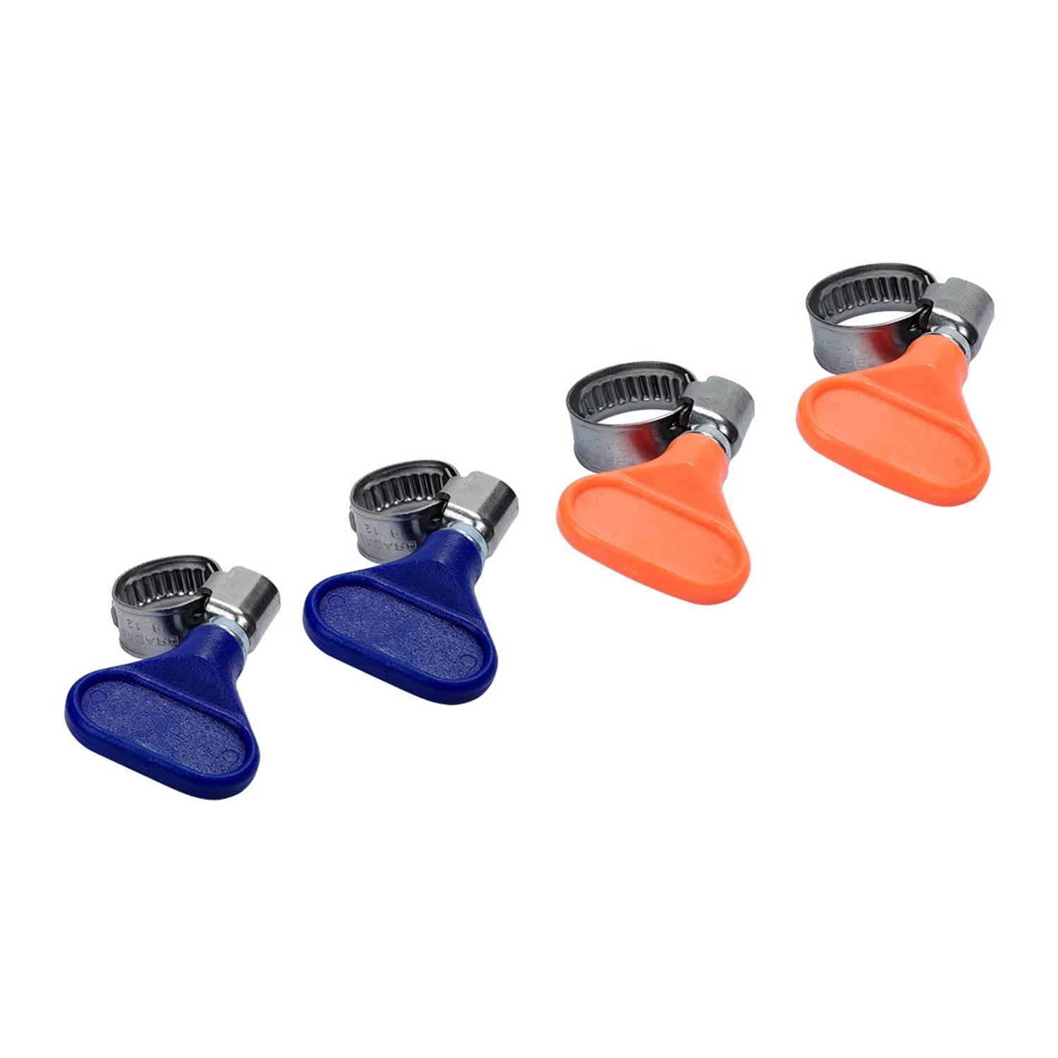 Bradas Opaski zaciskowe z motylkiem 8-16 mm 4 szt