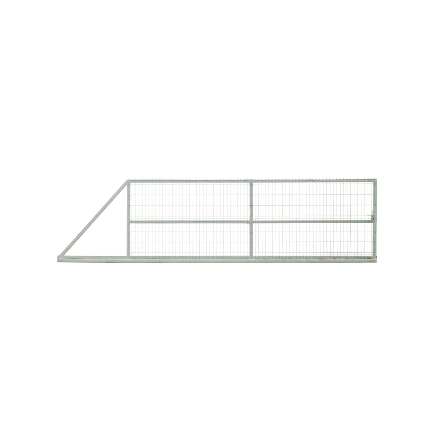 Jarmex Brama panelowa przesuwna lewa ocynkowana 400 x 168 cm
