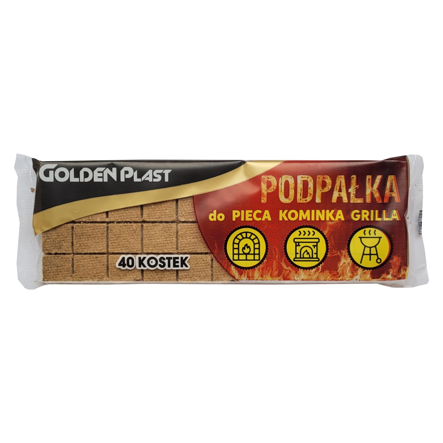 Goldenplast Podpałka parafinowa Goldenplast 40 szt.