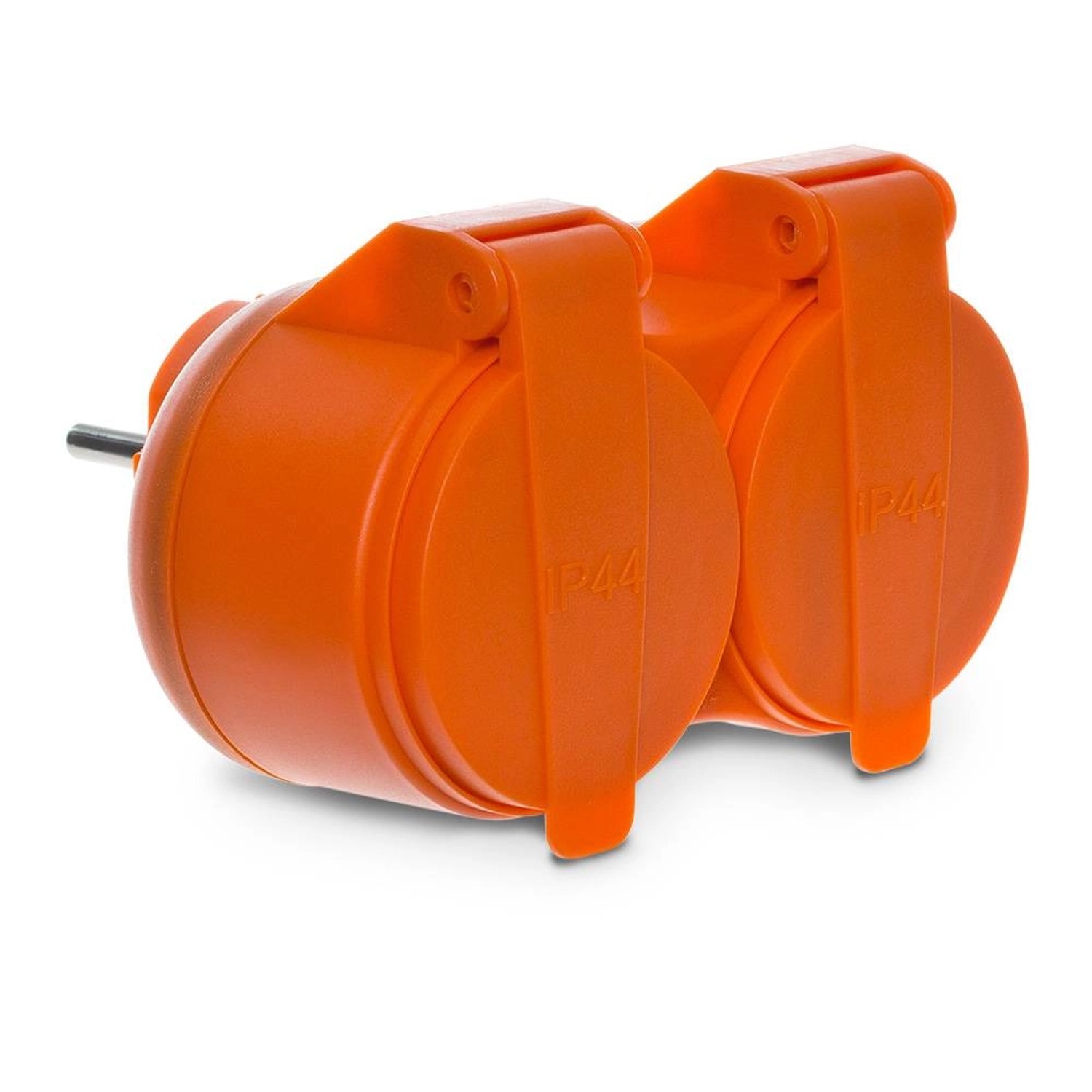 Plastrol Rozgałęźnik podwójny R-270 IP44 pomarańczowy