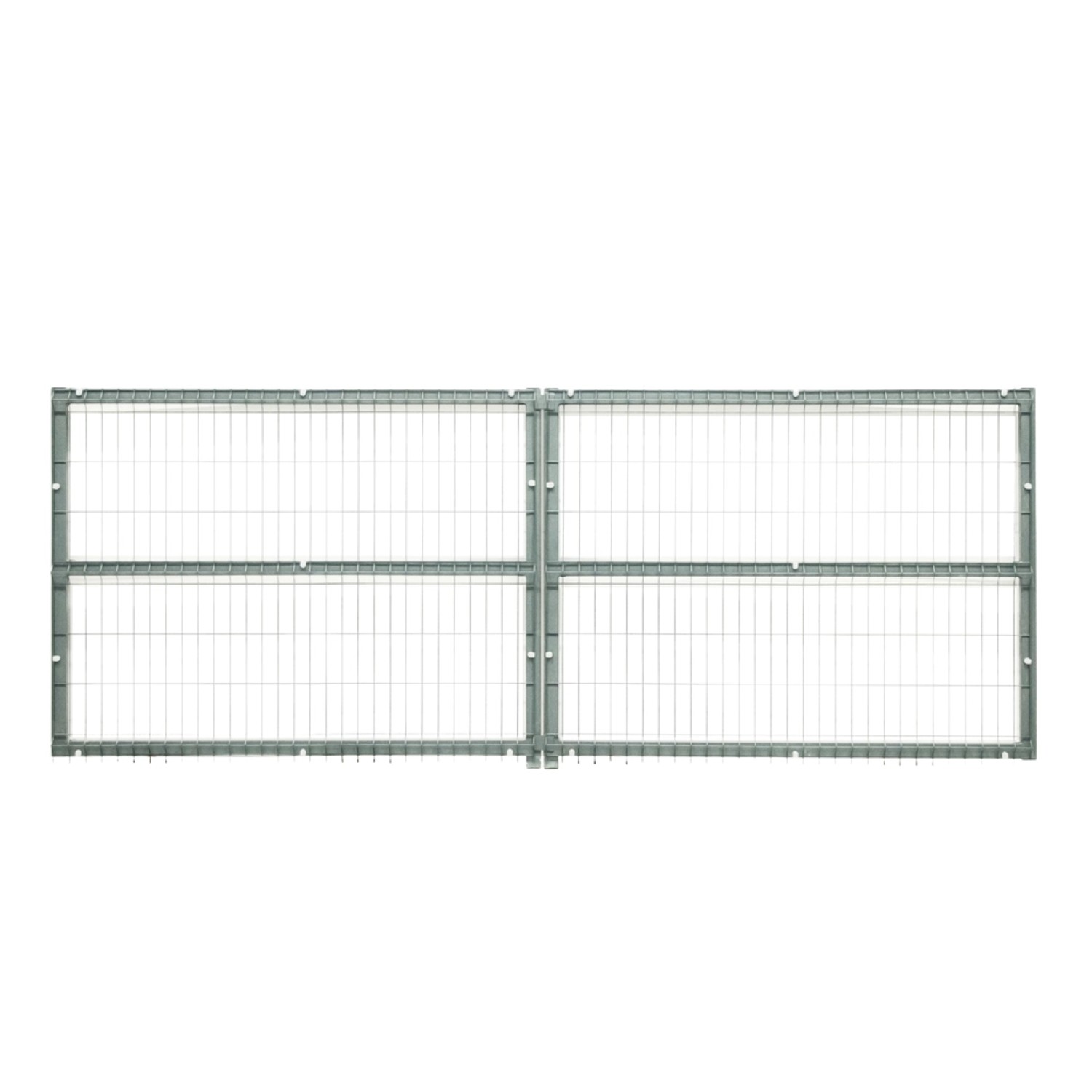 Jarmex Brama panelowa dwuskrzydłowa ocynkowana 400 x 152 cm