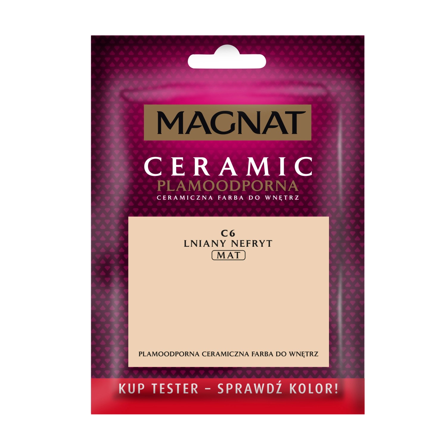 Tester farby Magnat Ceramic lniany nefryt 30 ml